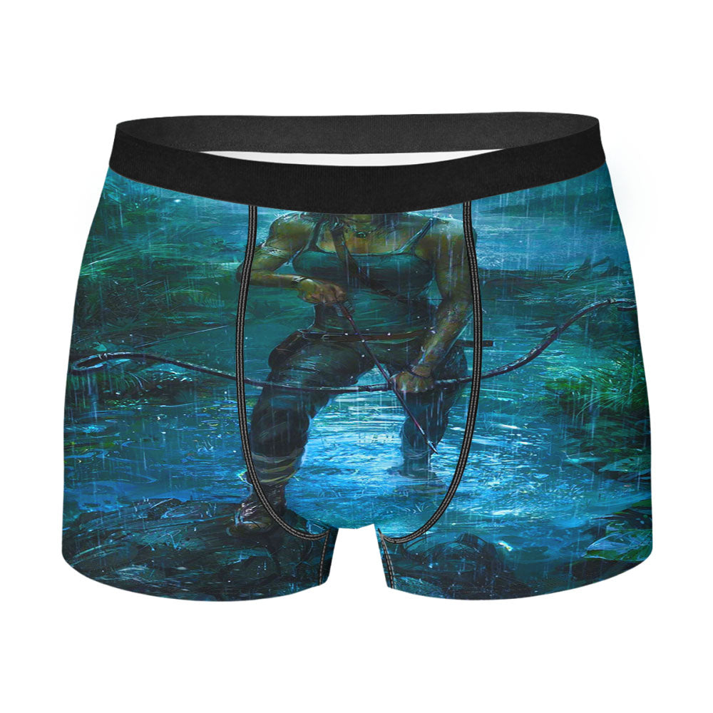 Lara Croft Tomb Raider Rain Men'S Boxer Briefs