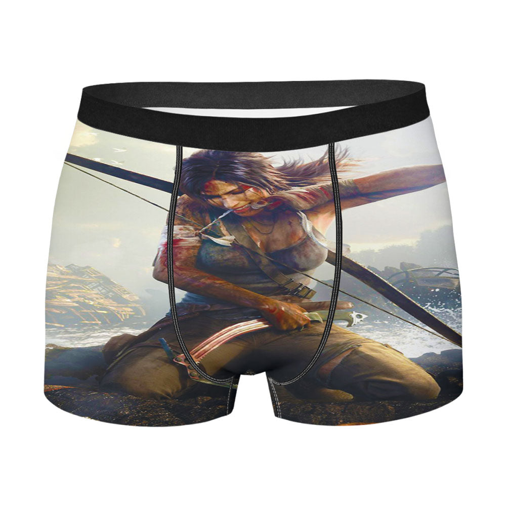 Lara Croft Tomb Raider Wound Men'S Boxer Briefs