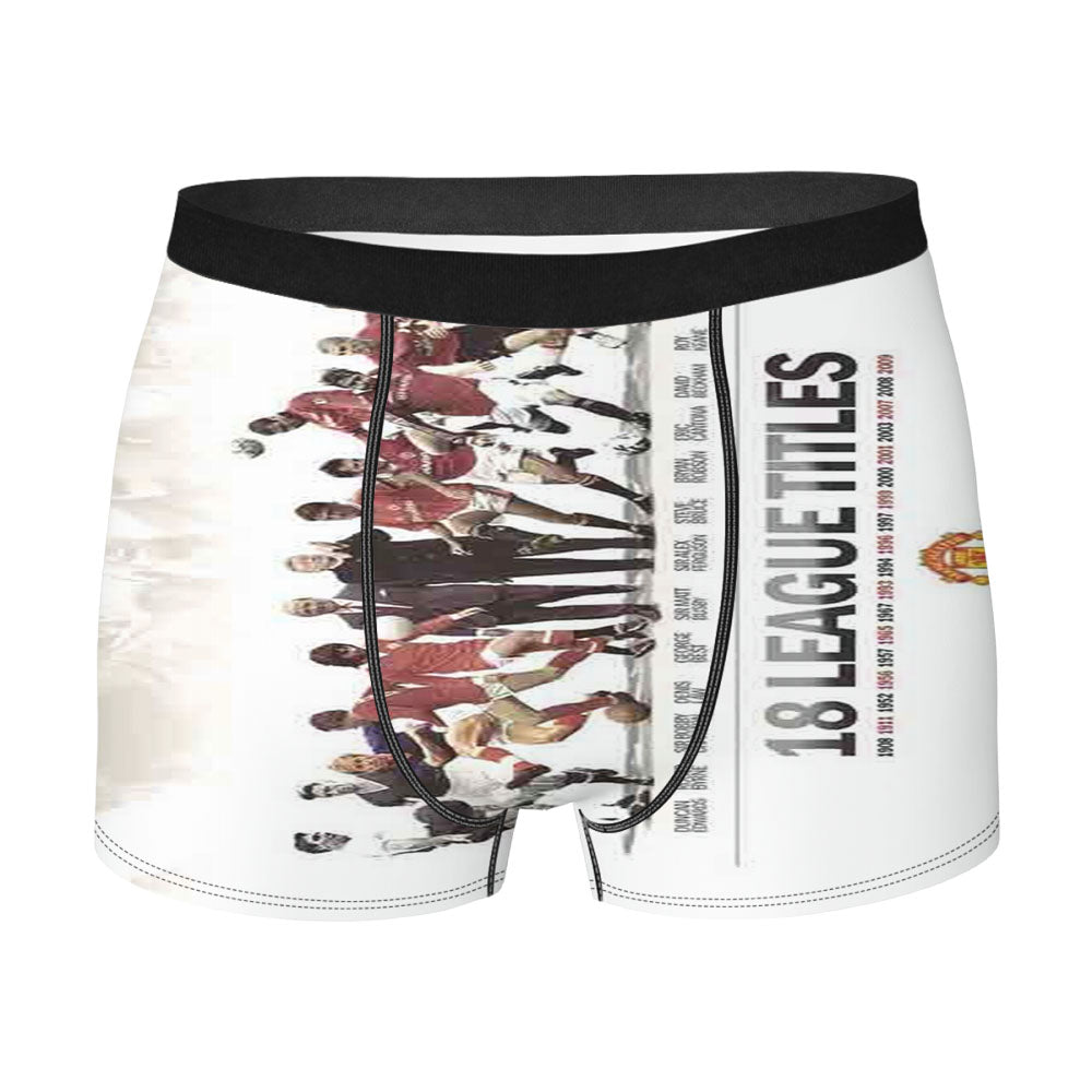Manchester United League Titles Men'S Boxer Briefs