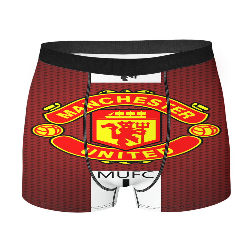 Manchester United Logo Men'S Boxer Briefs