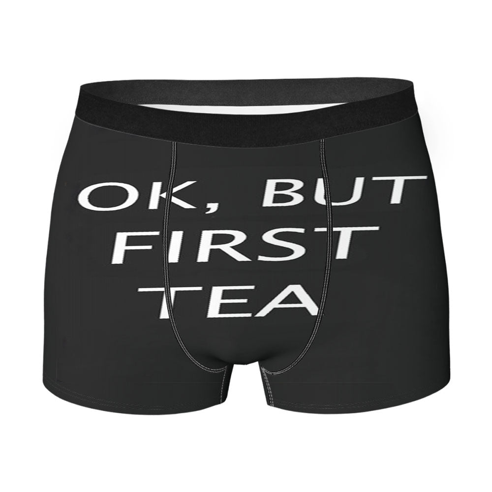 Ok But First Tea Men'S Boxer Briefs