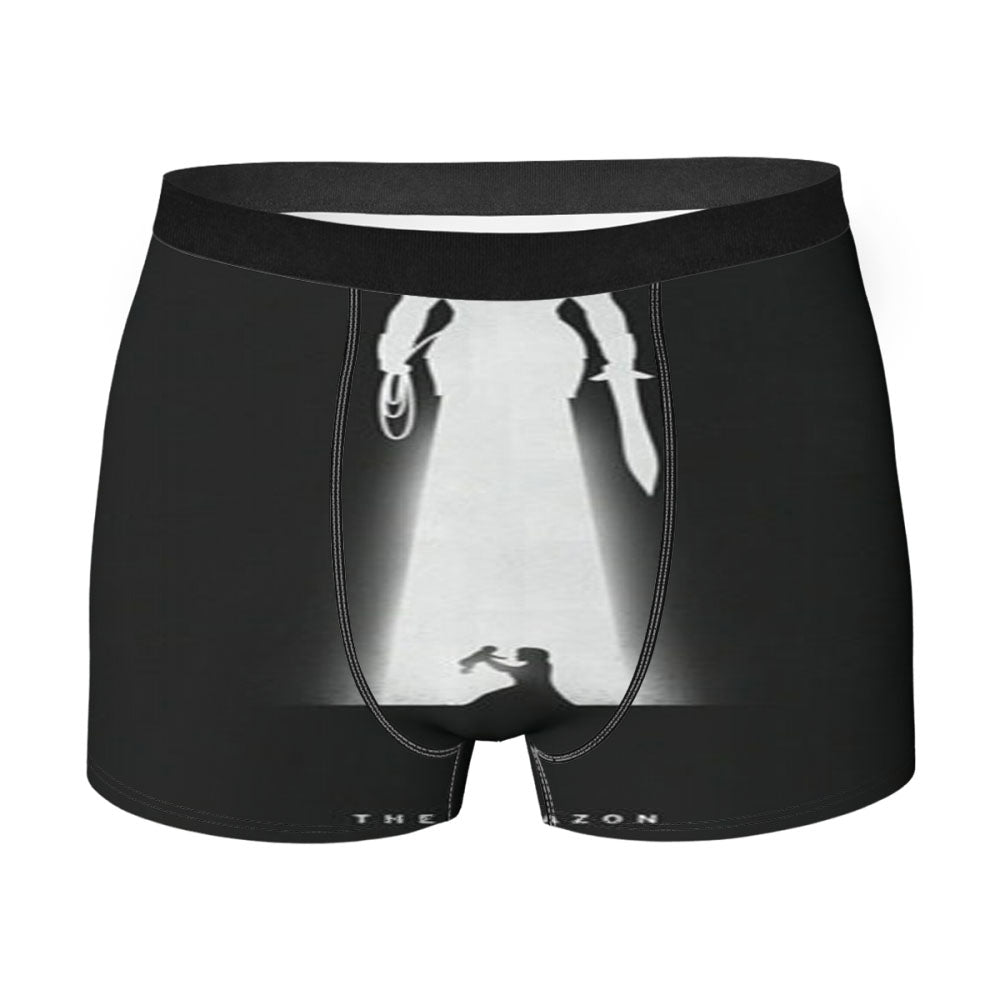 Superhero Girl Black Men'S Boxer Briefs