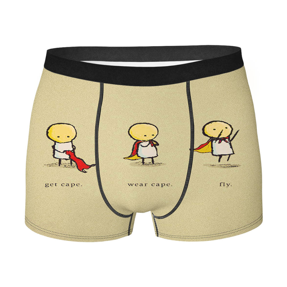 Superhero Tutorial Vector Men'S Boxer Briefs