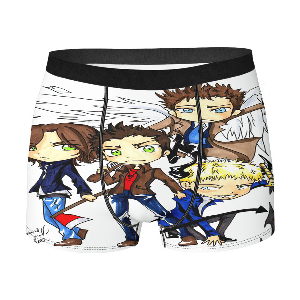 Supernatural Cartoon Men'S Boxer Briefs