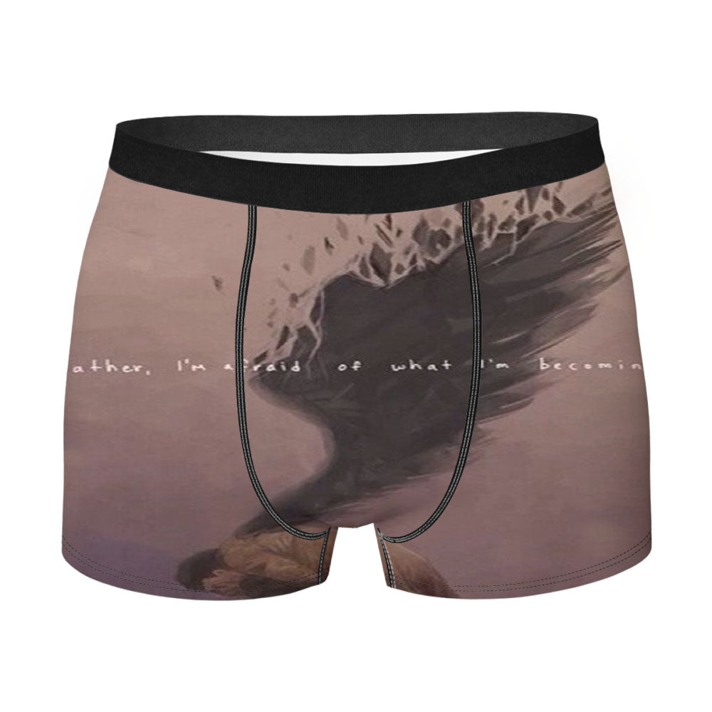 Supernatural Wings Qoutes Men'S Boxer Briefs