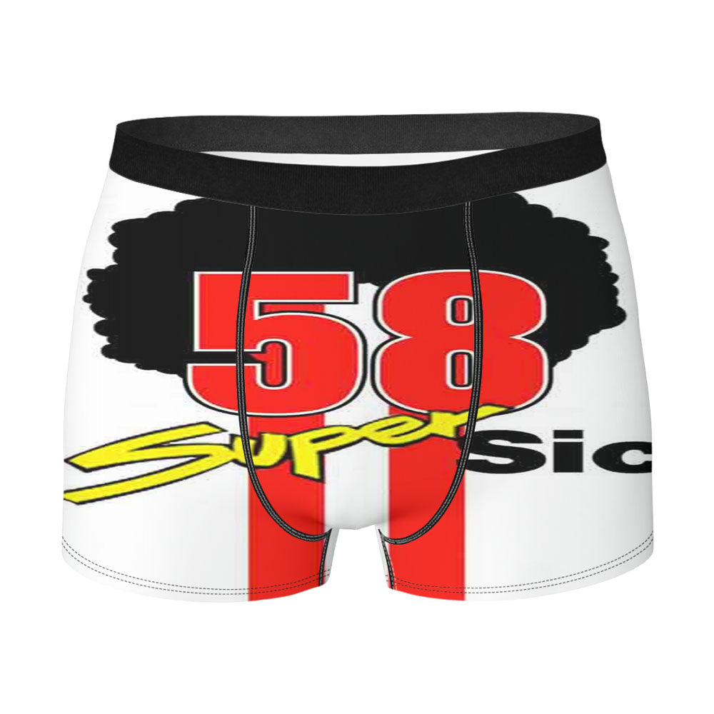 Supersic Marco Simoncelli Curly Hair Men'S Boxer Briefs