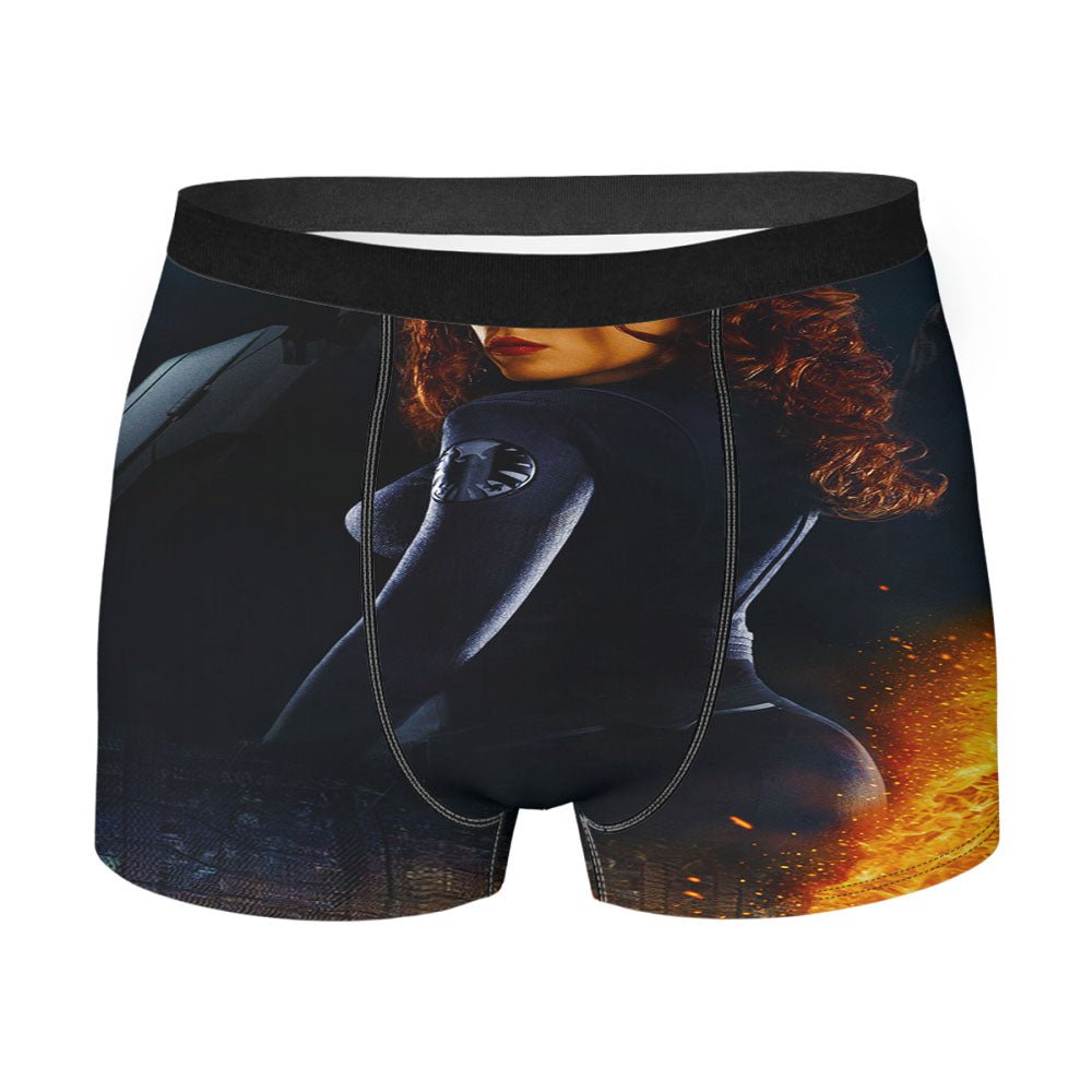 The Avengers Black Widow Men'S Boxer Briefs