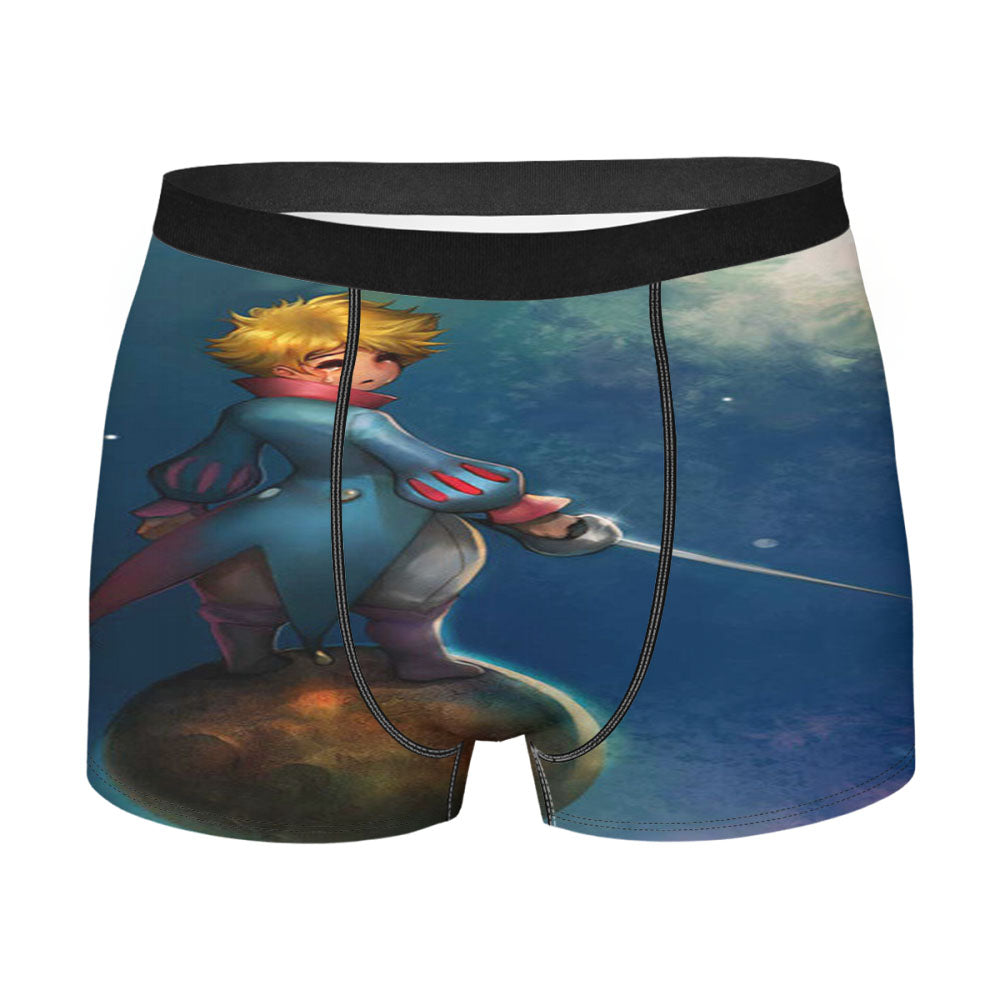 The Little Prince On Galaxy Men'S Boxer Briefs