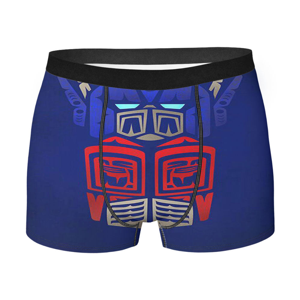 Transformers Logo Blue Men'S Boxer Briefs