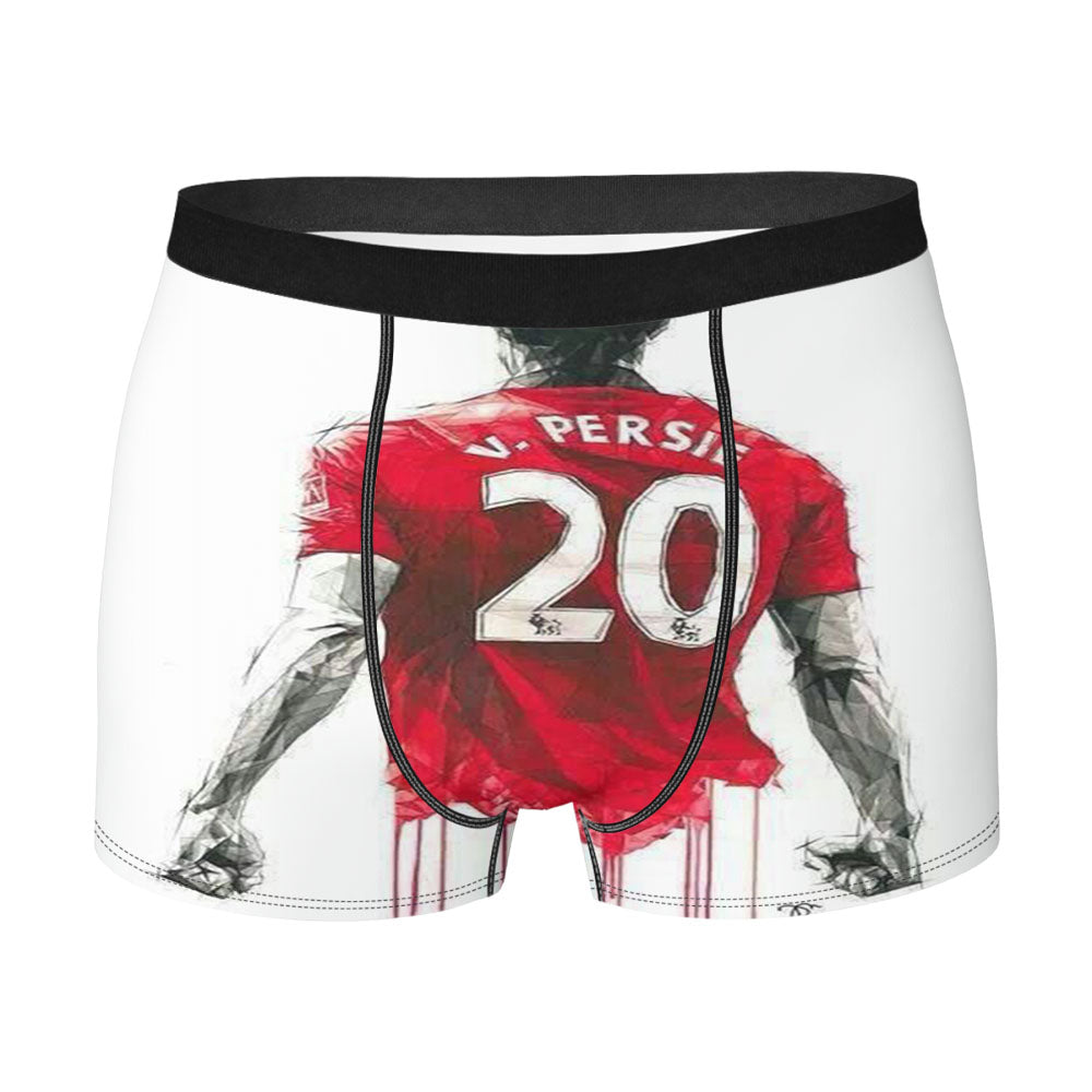 Van Persie 20 Manchester United Men'S Boxer Briefs