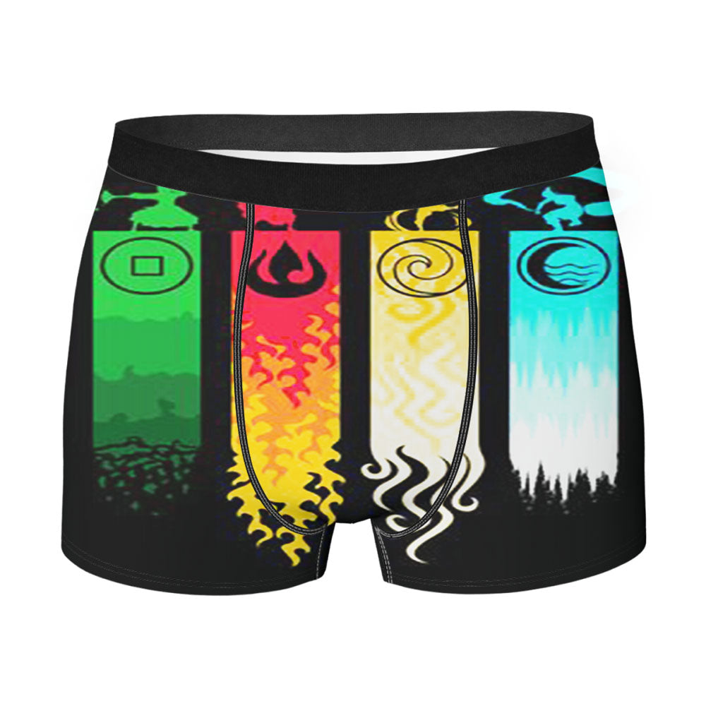 4 Element Avatar Aang Men'S Boxer Briefs