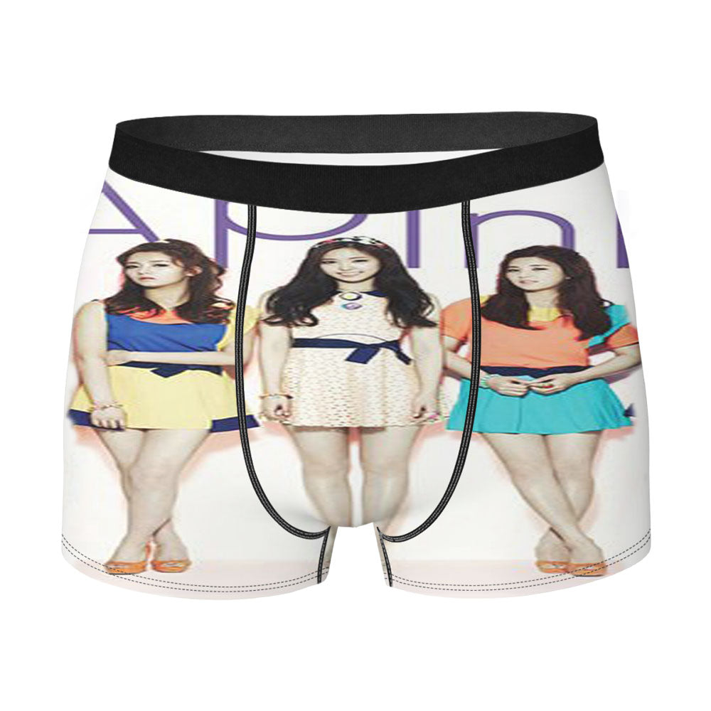 A-Pink Men'S Boxer Briefs