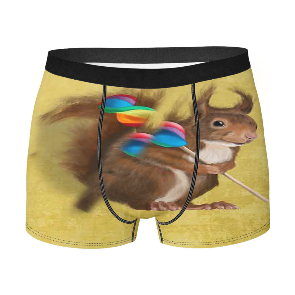 A Funny Squirrel Men'S Boxer Briefs