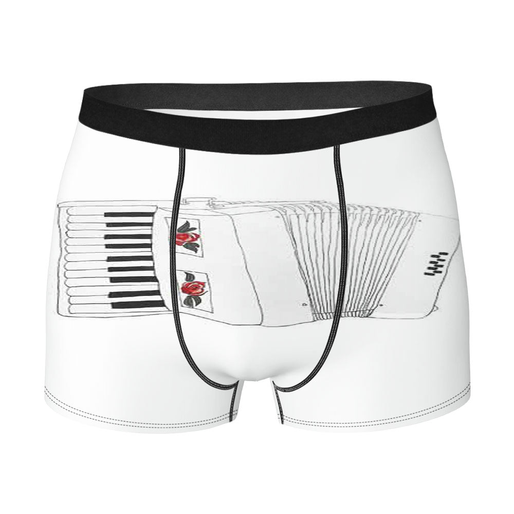 Accordion & Roses Men'S Boxer Briefs