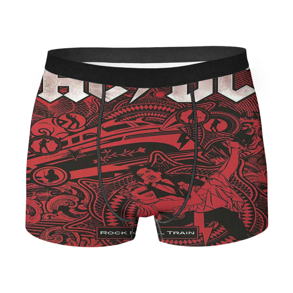 Acdc Rock N Roll Train Men'S Boxer Briefs