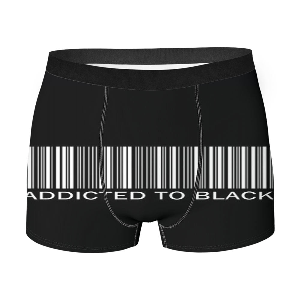 Addicted To Black Men'S Boxer Briefs
