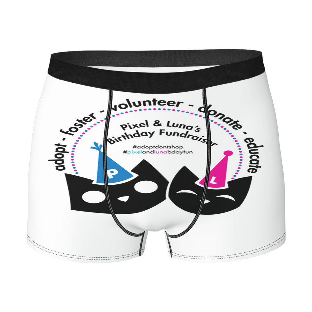 Adopt Foster Volunteer Donate Educate Men'S Boxer Briefs