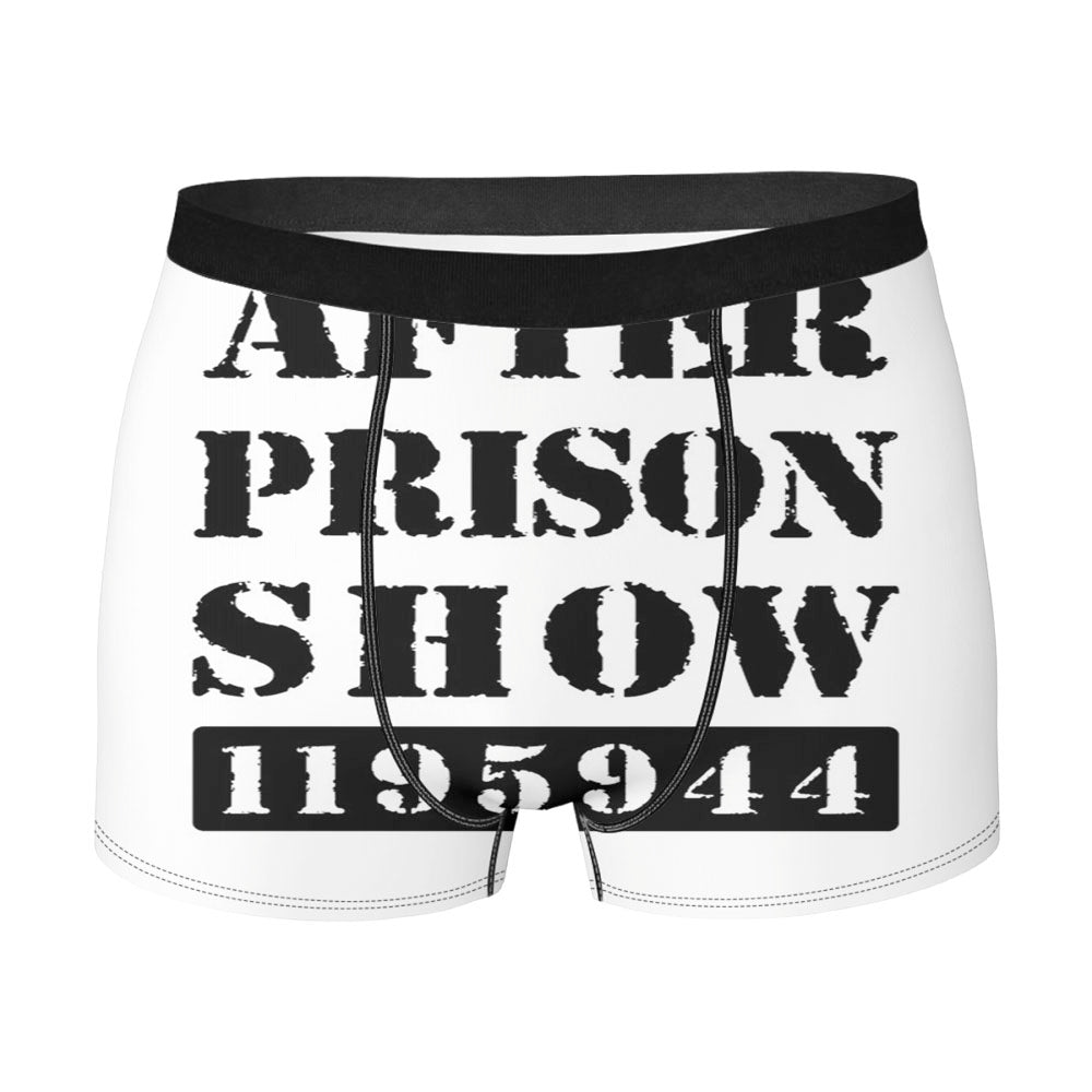 Afterprisonshow State Number Men'S Boxer Briefs