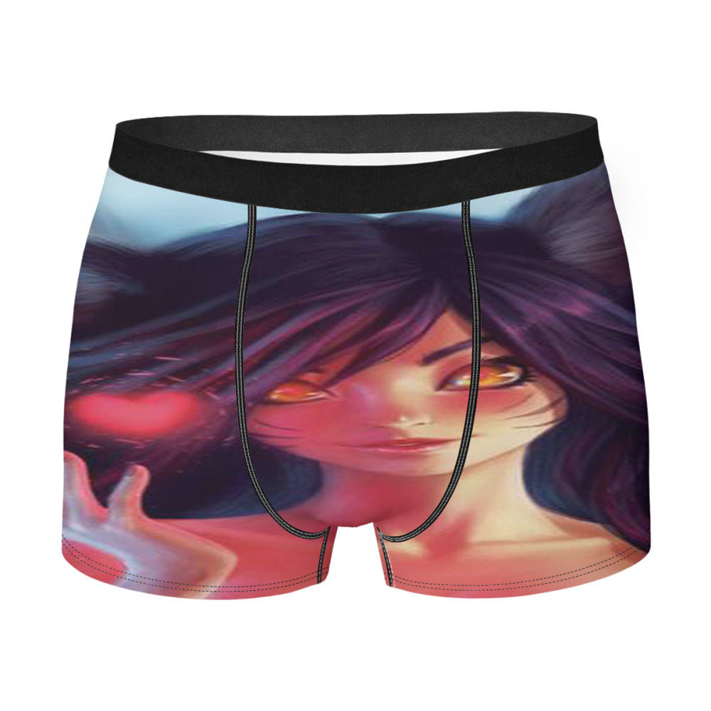 Ahri League Of Legends Love Men'S Boxer Briefs