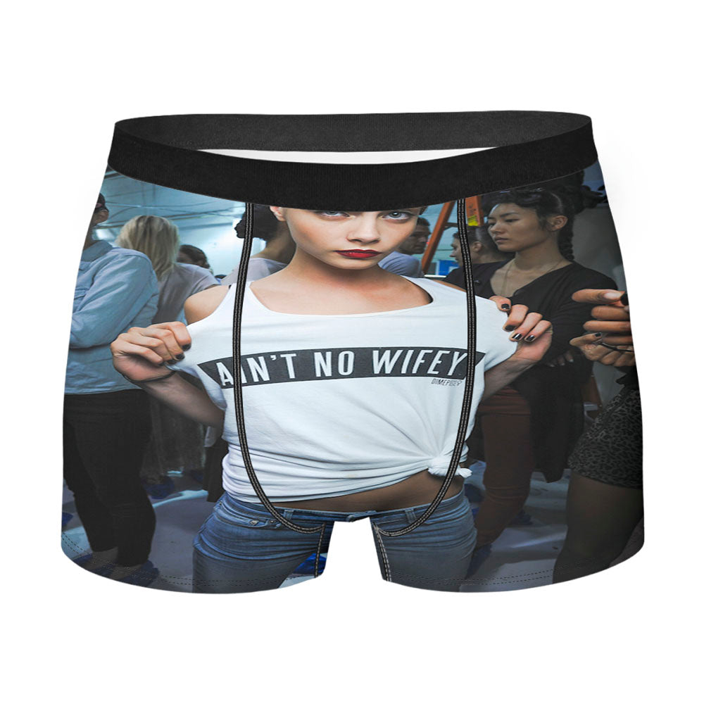 Ain'T No Wifey Cara Delevingne Men'S Boxer Briefs
