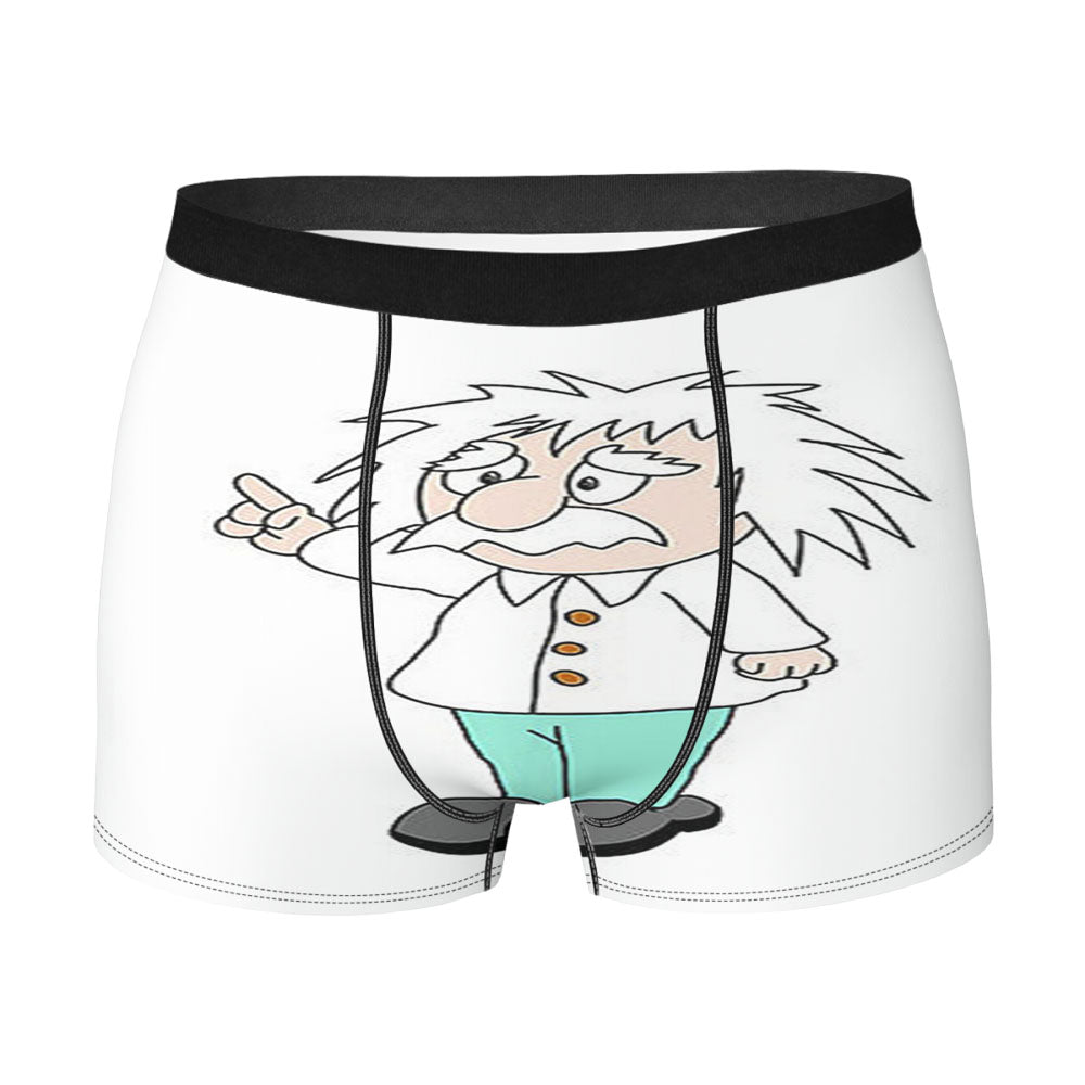 Albert Einstein Carttoon Men'S Boxer Briefs