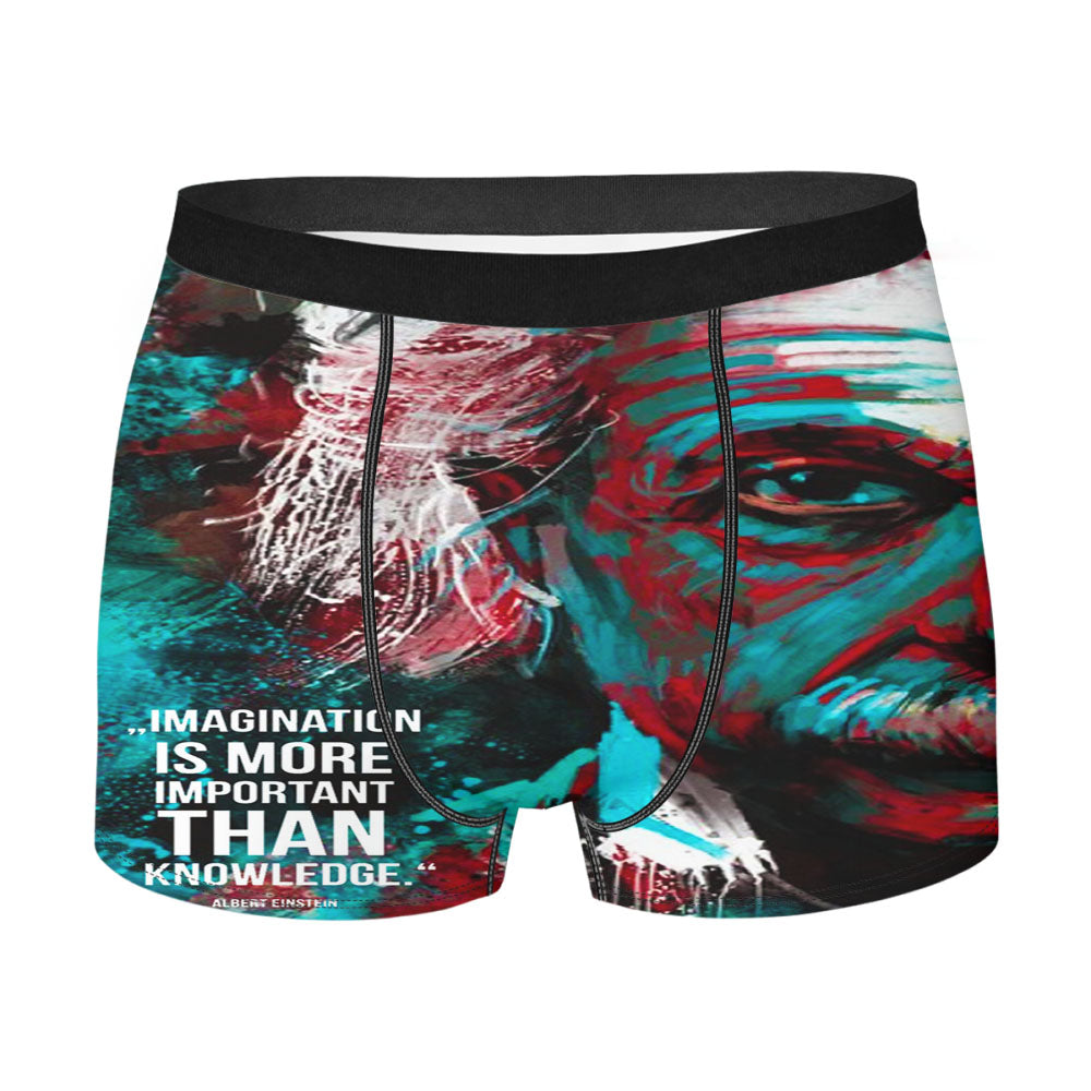 Albert Einstein Quote Men'S Boxer Briefs