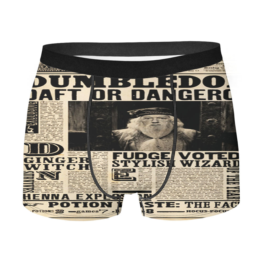 Albus Dumbledore Daily Prophet Men'S Boxer Briefs