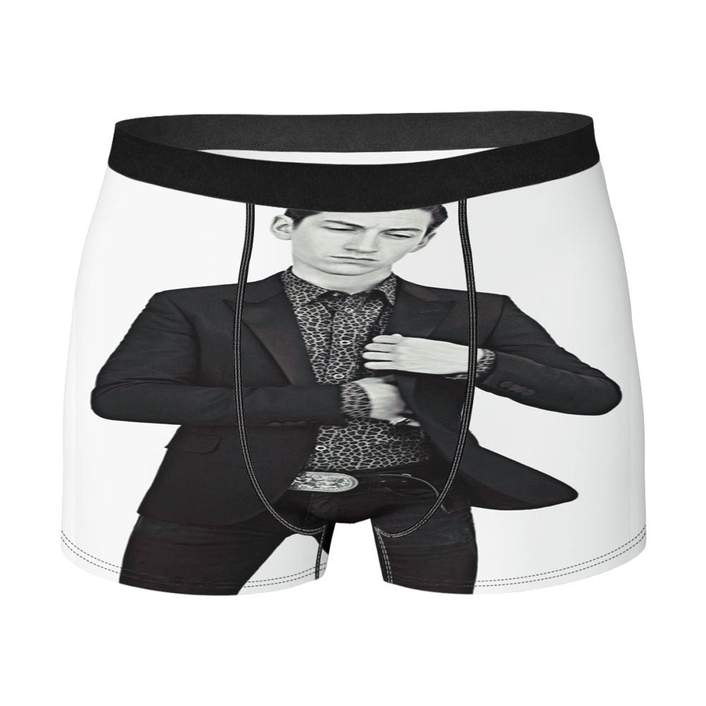 Alex Turner Greyscale Image Men'S Boxer Briefs