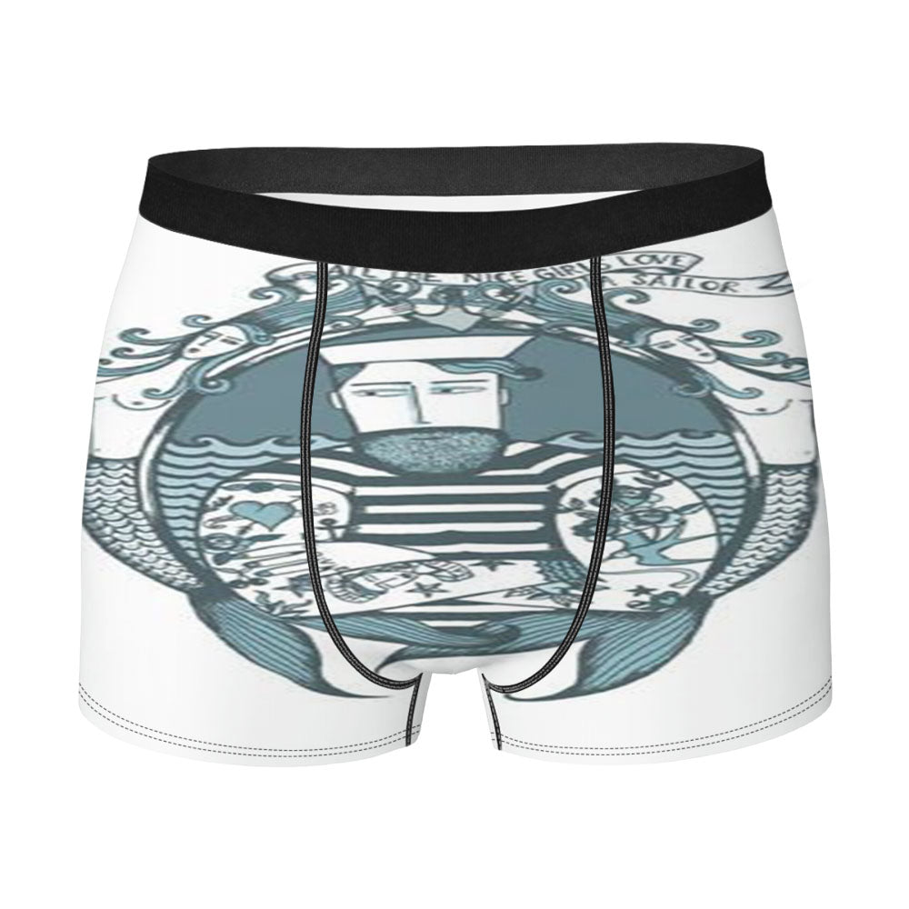 All The Nice Girls Love A Sailor Men'S Boxer Briefs
