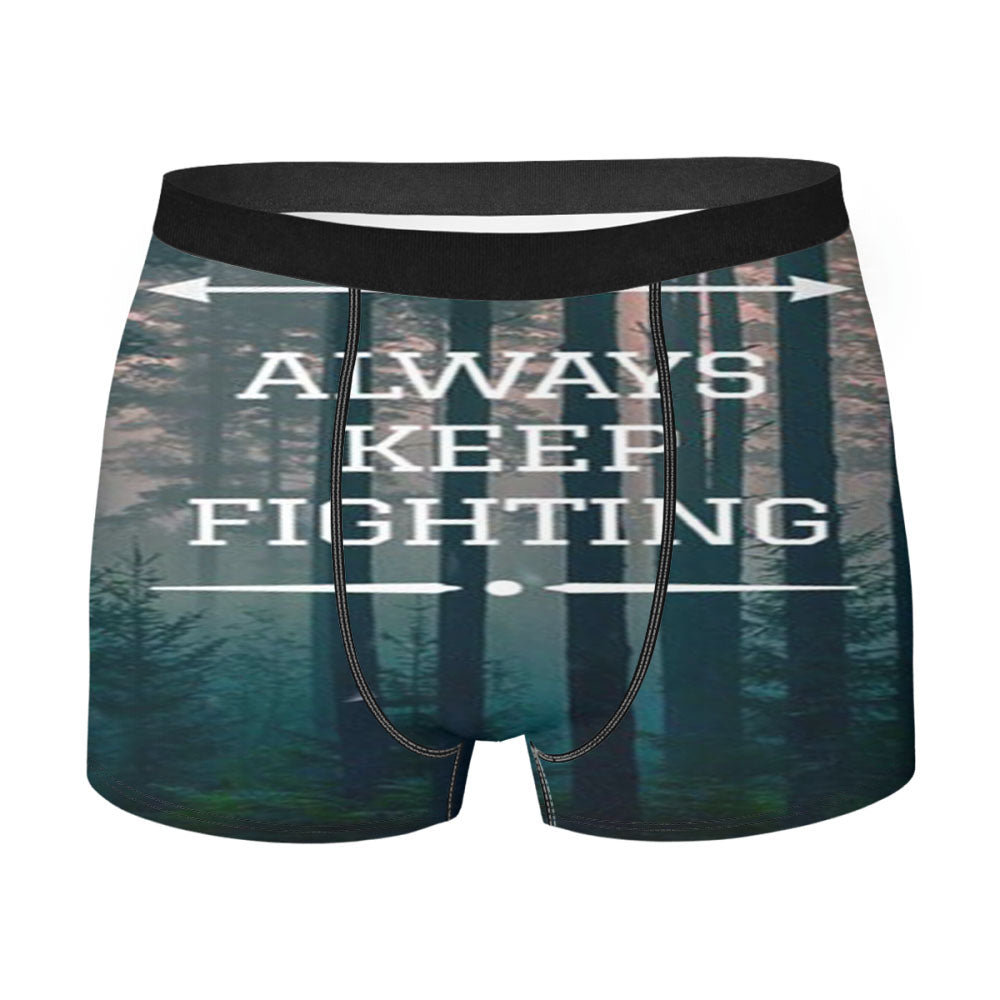 Always Keep Fighting Men'S Boxer Briefs