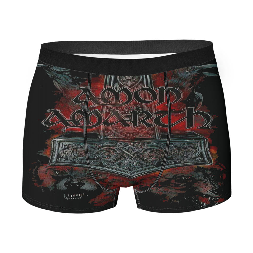 Amon Amarch Wolf Men'S Boxer Briefs