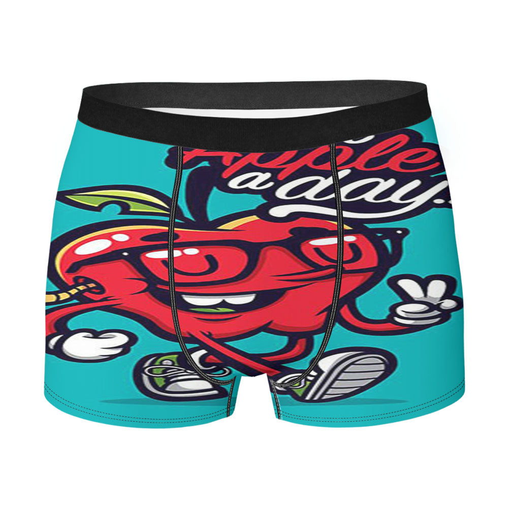 An Apple A Day Men'S Boxer Briefs