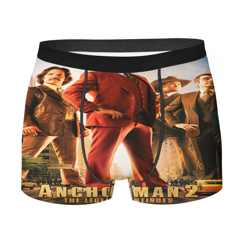 Anchorman Film Galaxy Men'S Boxer Briefs