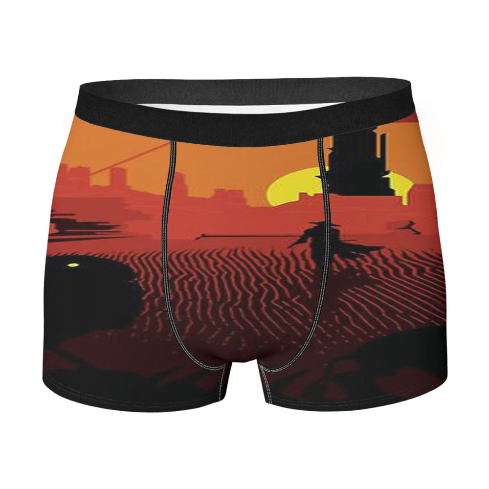 And The Gunslinger Followed Men'S Boxer Briefs