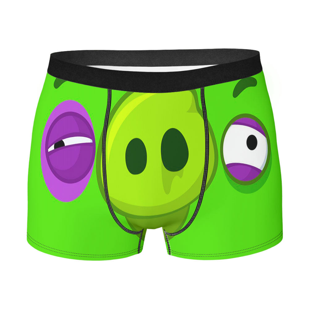 Angry Birds Hurt Pig Men'S Boxer Briefs