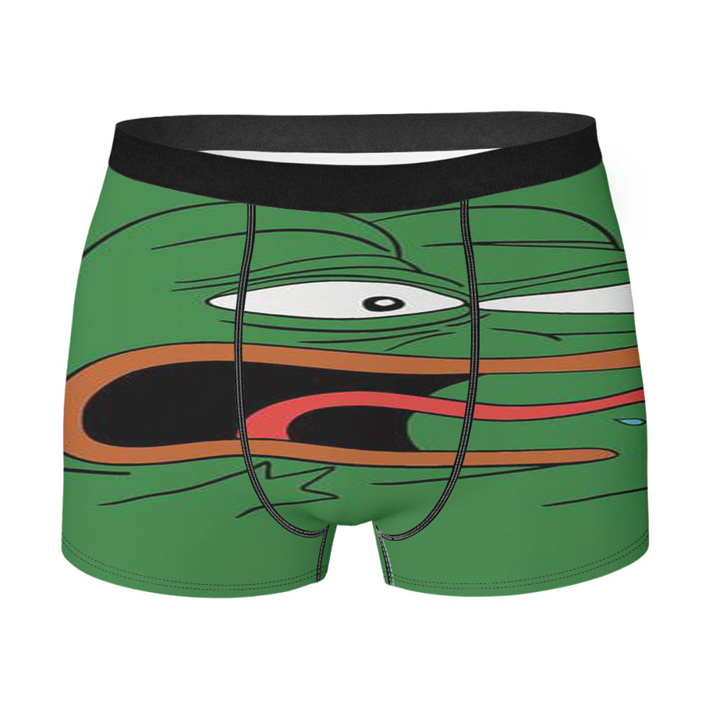Angry Pepe The Frog Reeeeeee Men'S Boxer Briefs