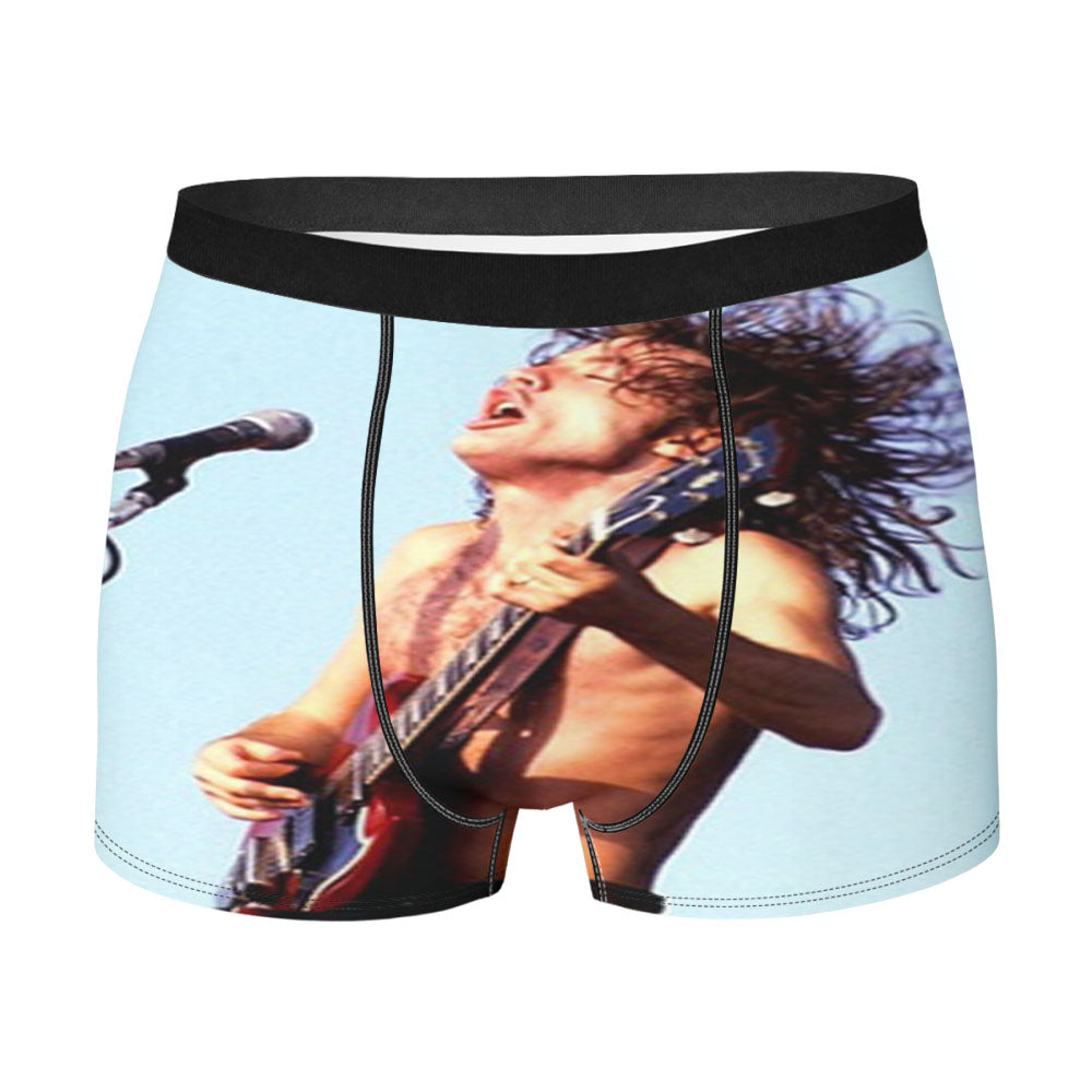 Angus Young Acdc Men'S Boxer Briefs