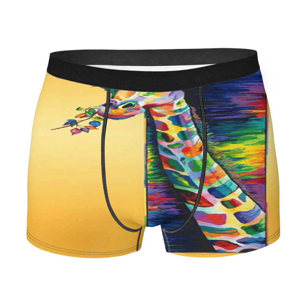 Animal Rainbow Skin Men'S Boxer Briefs