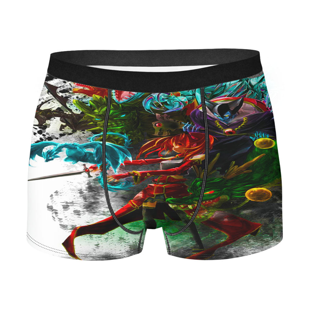 Anime Characters Collage Men'S Boxer Briefs