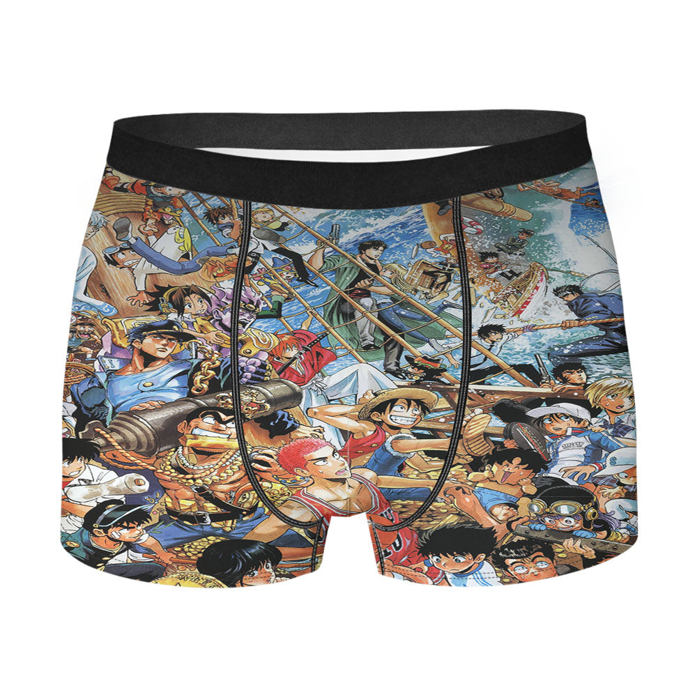 Anime Collage Men'S Boxer Briefs