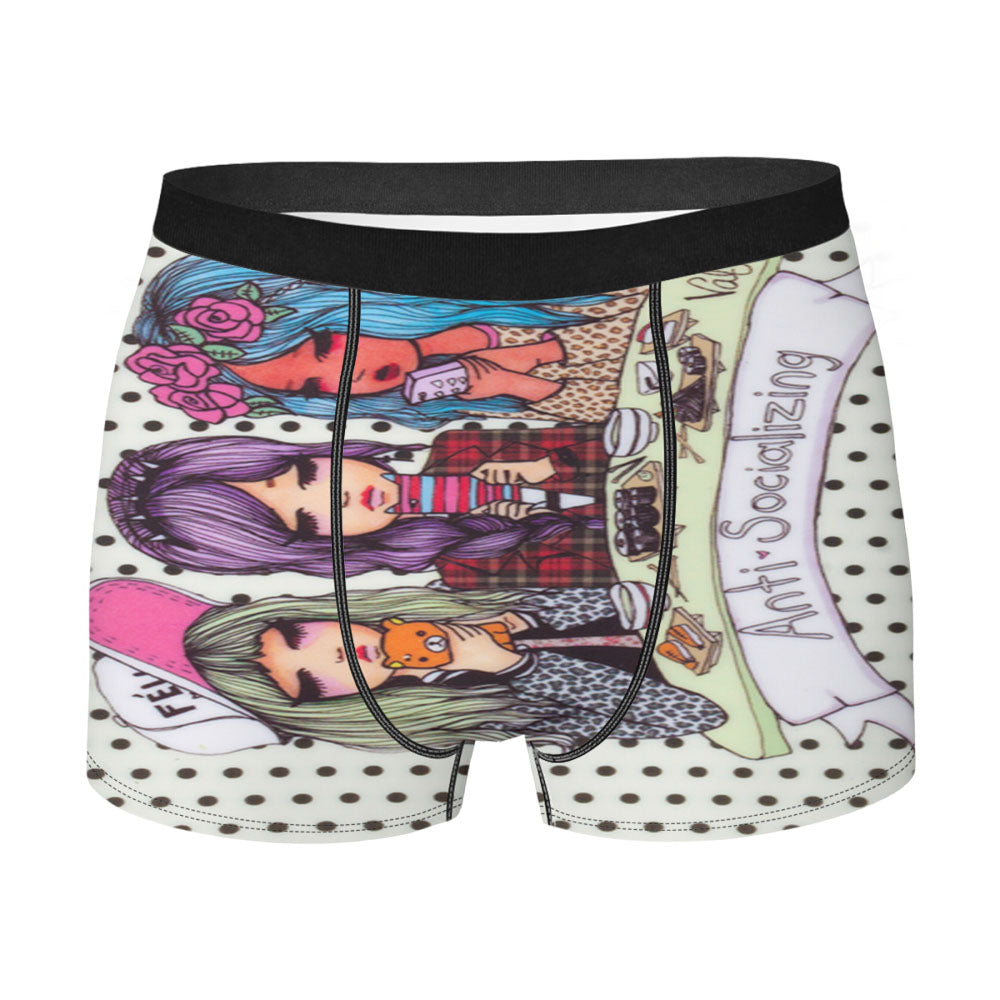 Antisocializing Men'S Boxer Briefs