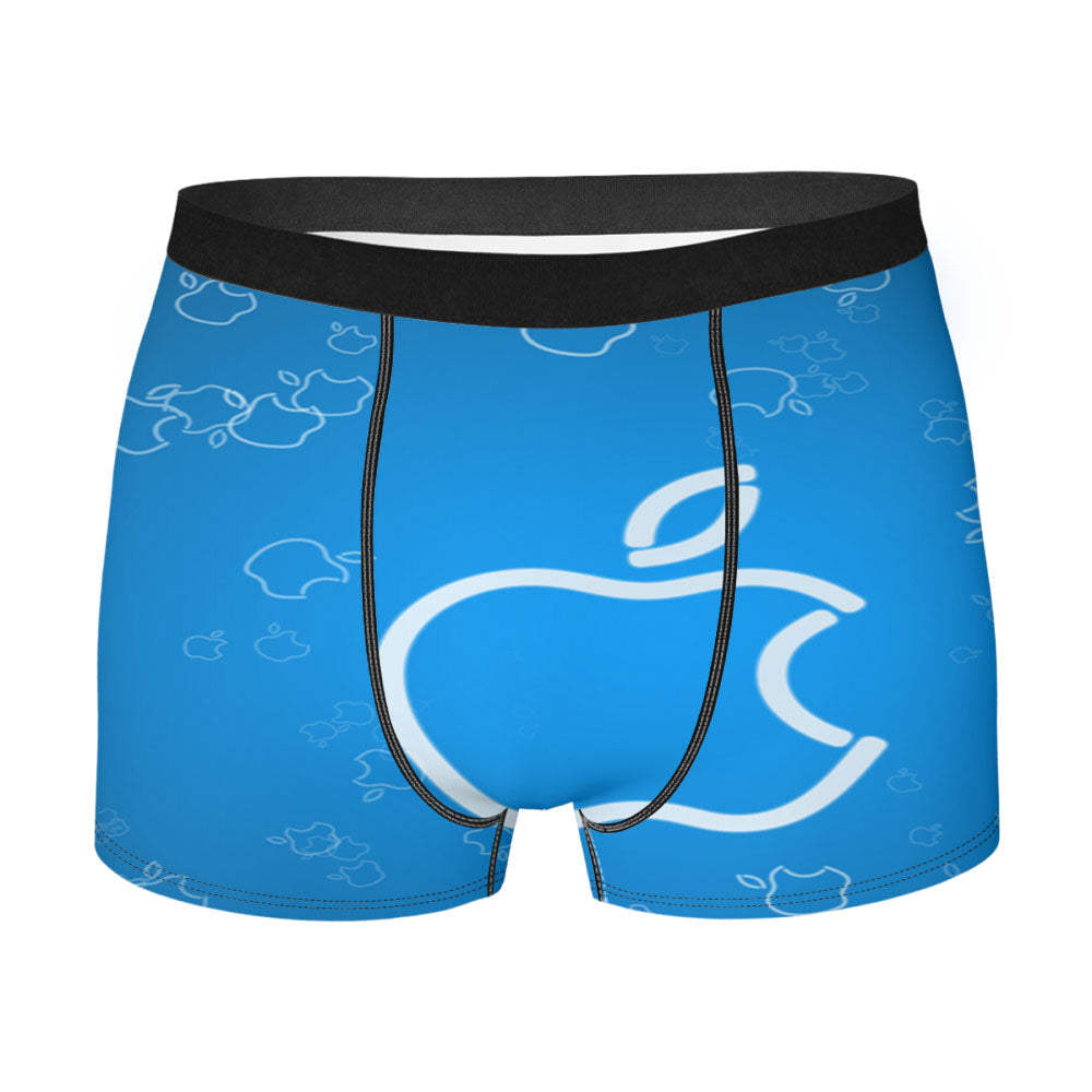 Apple Blue- Men'S Boxer Briefs