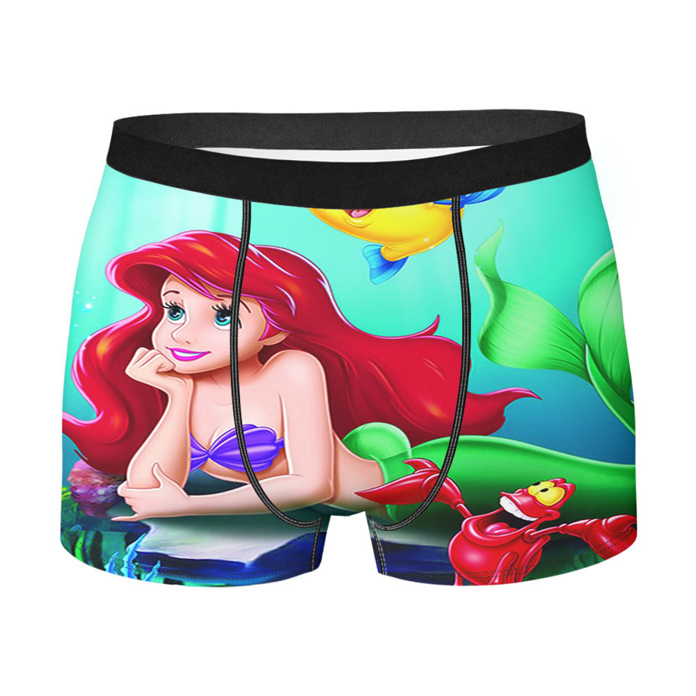 Ariel Little Mermaid Cute Men'S Boxer Briefs