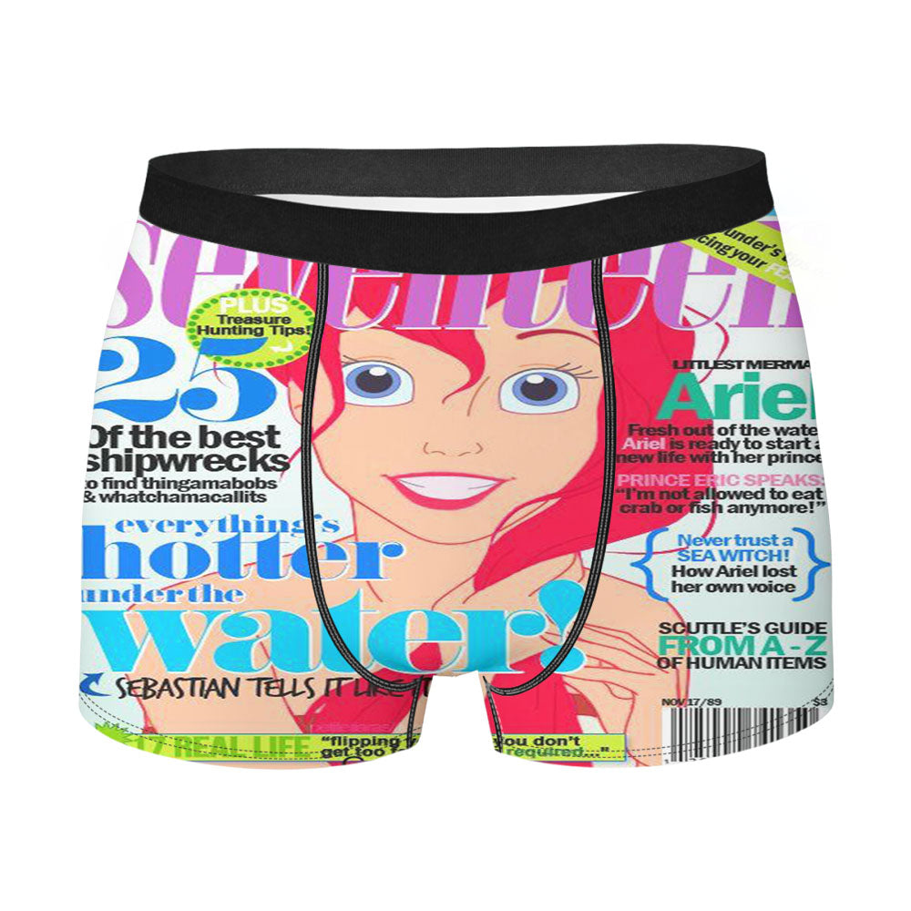 Ariel Seventeen Cover Men'S Boxer Briefs