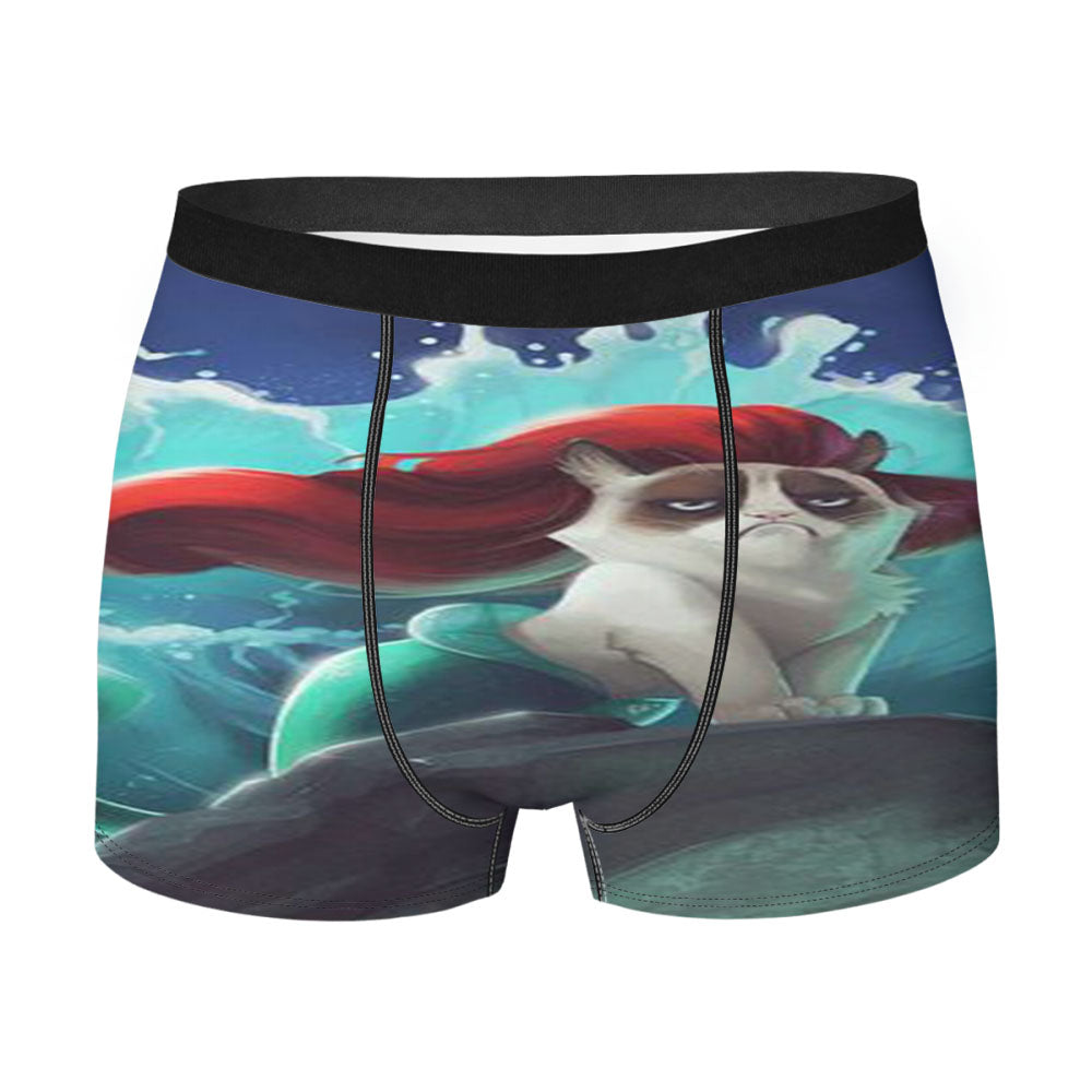 Ariel The Grumpy Cat Men'S Boxer Briefs