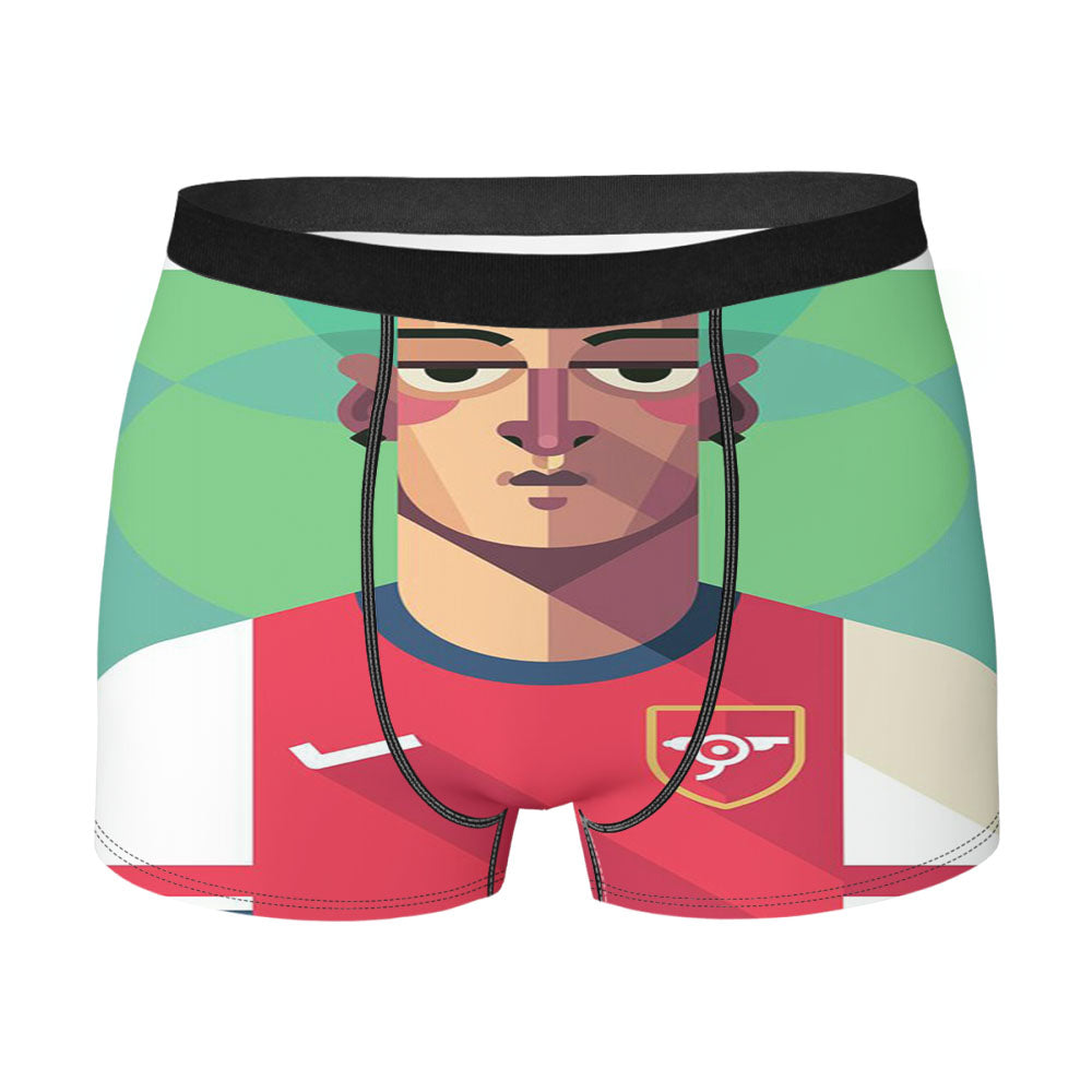 Arsenal Meut Ozil Men'S Boxer Briefs
