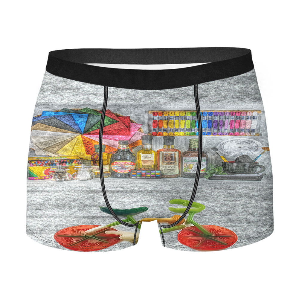 Art Bicycle Men'S Boxer Briefs