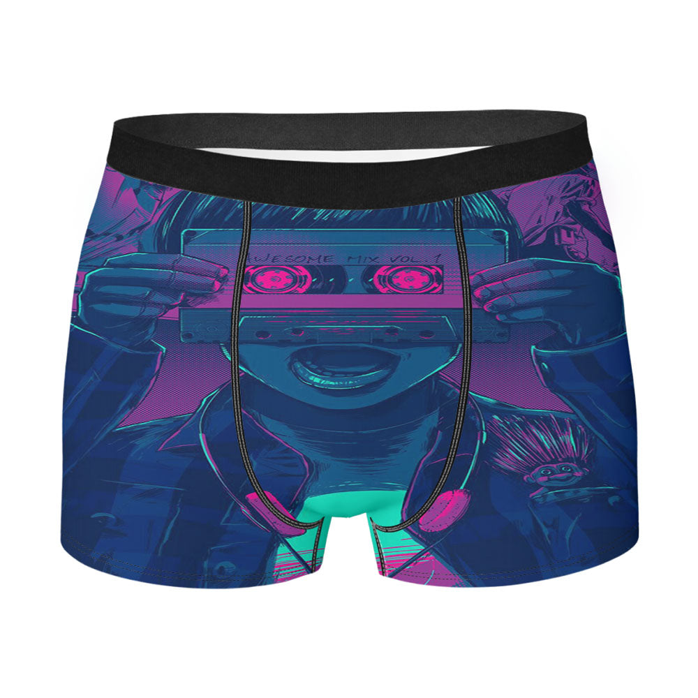 Art Children Tape Eyes Men'S Boxer Briefs