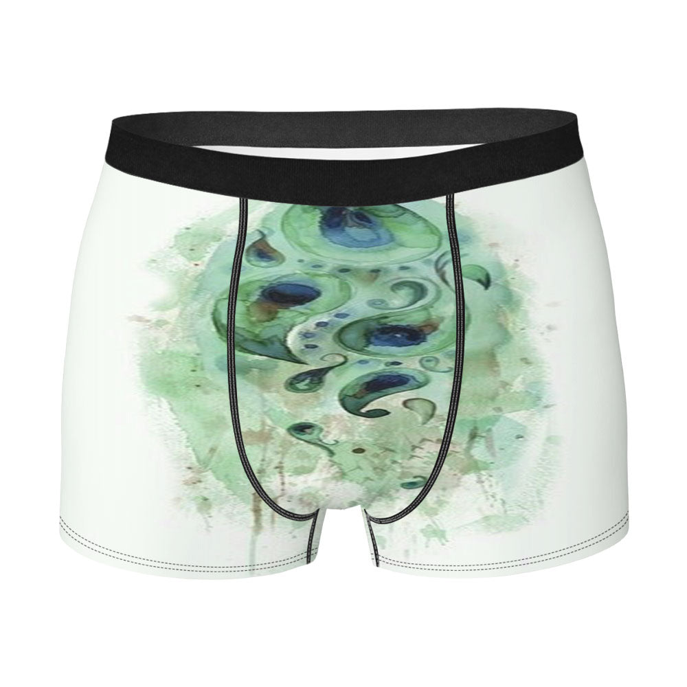 Art Water Colour Smiling Men'S Boxer Briefs