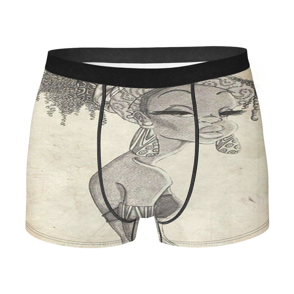 Art Work Handwrite Men'S Boxer Briefs